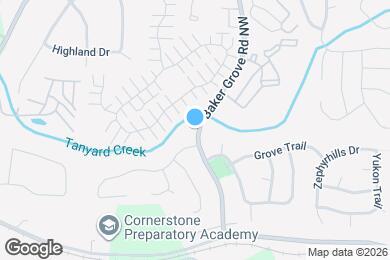 Map image of the property - 4537 Baker Grove Rd NW