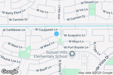 Map image of the property - 17923 W Port Au Prince Ln