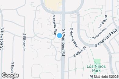 Map image of the property - 3766 S Granby Way