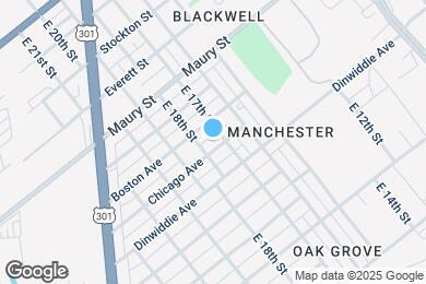 Map image of the property - 1707 Chicago Ave