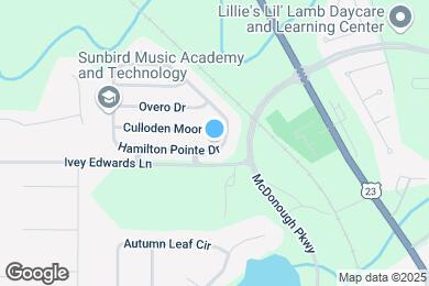 Map image of the property - 372 Hamilton Pointe Dr