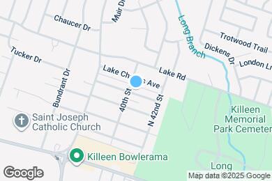 Map image of the property - 3303 Lake Belton Ave