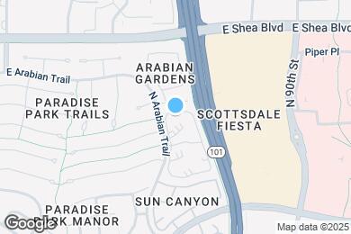 Map image of the property - 10101 N Arabian Trl
