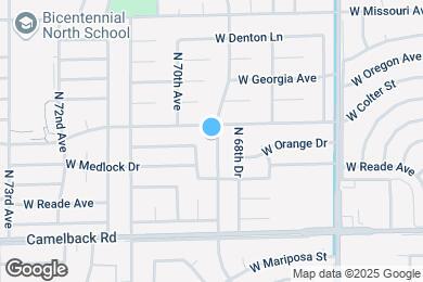 Map image of the property - 5140 N 69th Ave