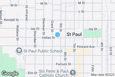 Map image of the property - 909 Indian St