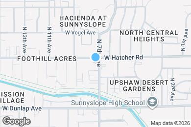 Map image of the property - 9238 N 7th Ave