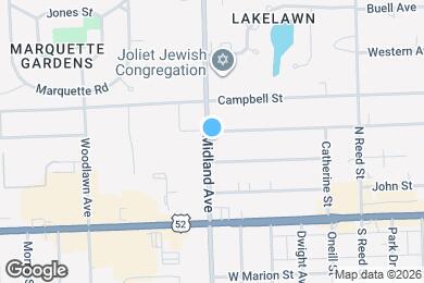 Map image of the property - 1318 Oneida St