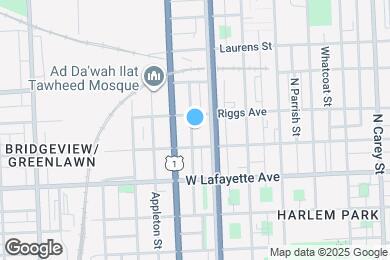 Map image of the property - 1013 McKean Ave