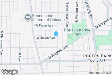 Map image of the property - 2006 W Jarvis Ave