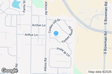 Map image of the property - 12704 Timber Bend Dr