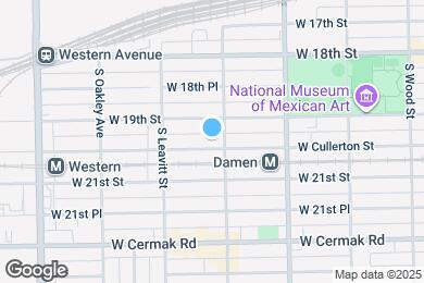 Map image of the property - 2110 W Cullerton St