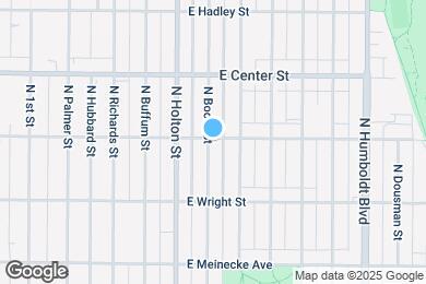 Map image of the property - 605 E Clarke St