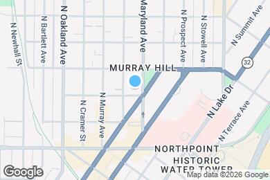 Map image of the property - 2455 N Maryland Ave
