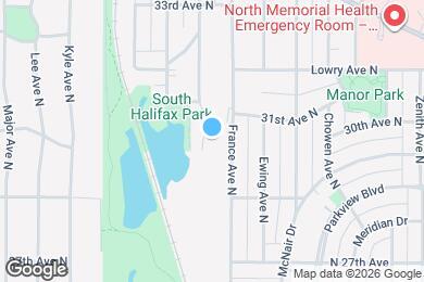 Map image of the property - 3050 Grimes Ave N