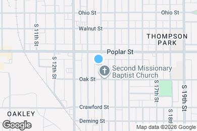 Map image of the property - 433 S 14th St