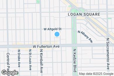 Map image of the property - 2418 N Sawyer Ave