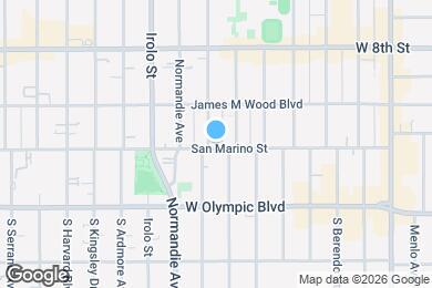 Map image of the property - 936 S Mariposa Ave