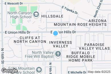 Map image of the property - 1954 E Villa Theresa Dr