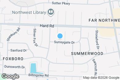 Map image of the property - 2208 Surreygate Dr