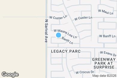 Map image of the property - 16203 W Banff Ln