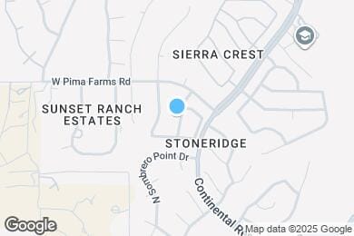 Map image of the property - 8321 N Rocky View Ln