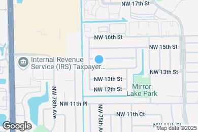 Map image of the property - 7521 NW 13th Ct