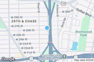 Map image of the property - 1004 W 26th St