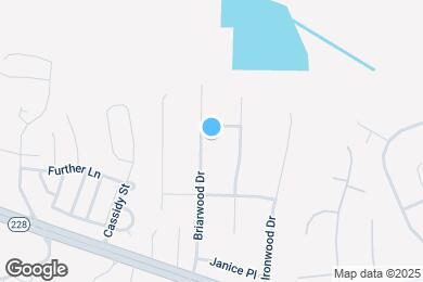 Map image of the property - 2126 Briarwood Dr