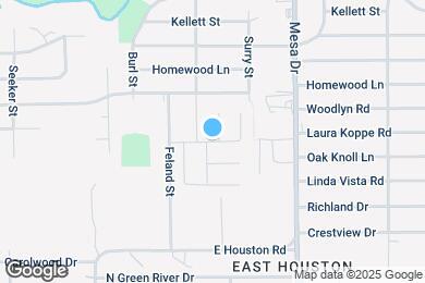 Map image of the property - 8601 Wilkins Oaks Dr