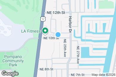 Map image of the property - 2400 NE 10th St