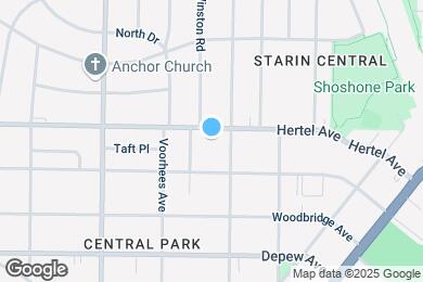 Map image of the property - 1843 Hertel Ave