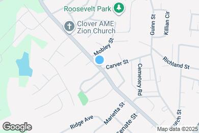 Map image of the property - Room in Townhome on Kings Mountain St