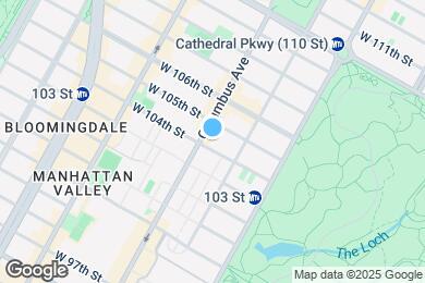 Map image of the property - 77 W 104th St