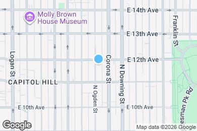 Map image of the property - 1170 N Ogden St