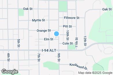 Map image of the property - 823 Elm St