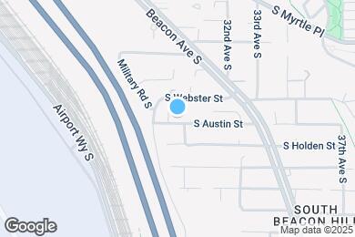 Map image of the property - 2924 S Austin St