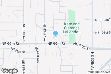 Map image of the property - 10001 NE 44th Ct
