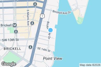 Map image of the property - 1111 Brickell Bay Dr