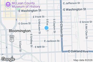 Map image of the property - 511 E Olive St