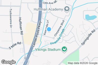 Map image of the property - 1105 Rainbow Dr NE