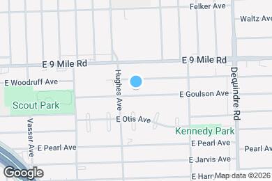 Map image of the property - 1453 E Goulson Ave