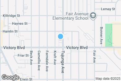 Map image of the property - 6423 Tujunga Ave