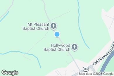 Map image of the property - 429 Hollywood Church Rd