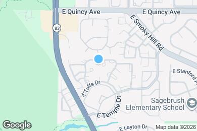 Map image of the property - 14006 E Stanford Cir