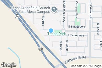 Map image of the property - 9718 E Tahoe Ave