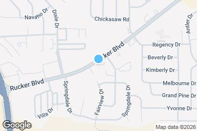 Map image of the property - 1014 Rucker Blvd