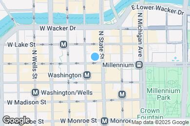 Map image of the property - 30 W Randolph St