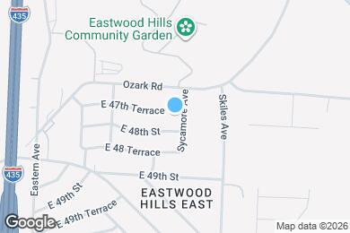 Map image of the property - 7915 E 47th Terrace