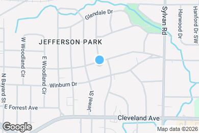 Map image of the property - 1074 Jefferson Ave
