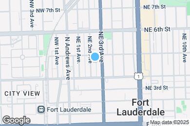 Map image of the property - 452 NE 2nd Ave